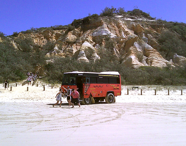 The Coloured Sands - Fraser Island