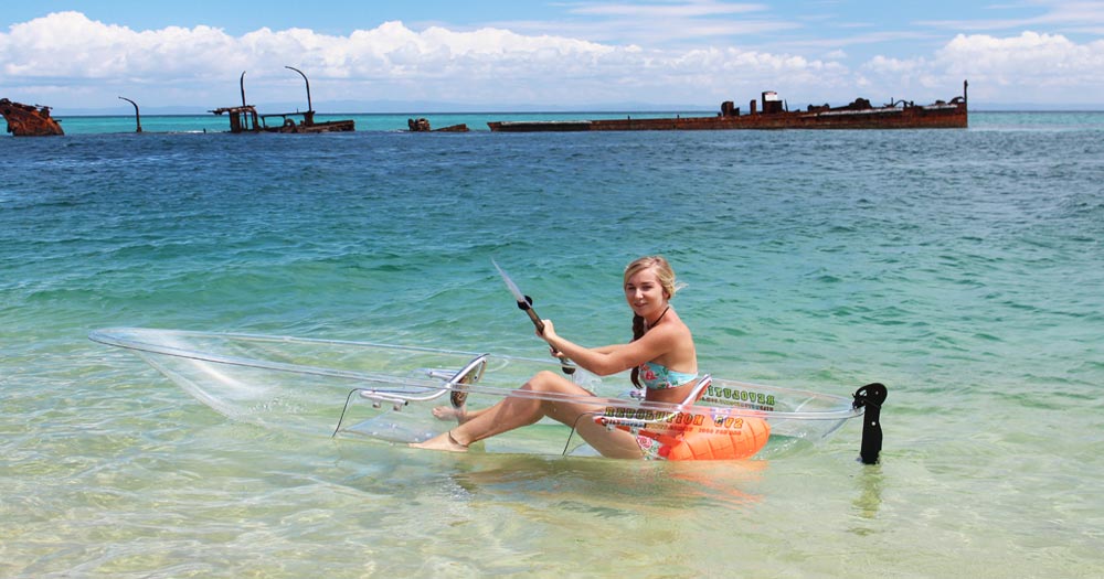 Transparent Kayak