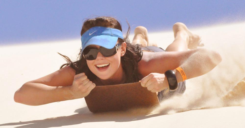 Sand Tobogganing 