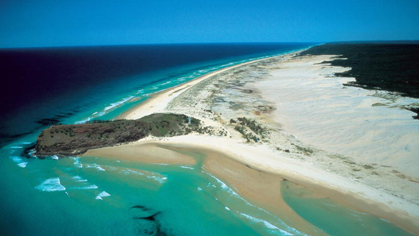 Queensland - home to the four largest sand islands in the world!